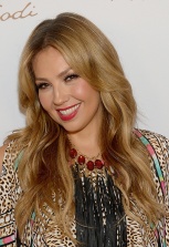 MIAMI, FL - OCTOBER 10: Thalia kicks off her fall collection at Macys at Miami International Mall on October 10, 2015 in Miami, Florida. (Photo by Gustavo Caballero/WireImage)