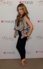MIAMI, FL - OCTOBER 10: Thalia kicks off her fall collection at Macys at Miami International Mall on October 10, 2015 in Miami, Florida. (Photo by Gustavo Caballero/WireImage)