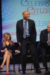 NEW YORK, NY - OCTOBER 18: (L-R) Singer Thalia, former Yankee Mariano Rivera, and Director of the U.S. Citizenship and Immigration Services Leon Rodriguez speak onstage during the Naturalization Ceremony at Festival PEOPLE En Espanol 2015 presented by Verizon at Jacob Javitz Center on October 18, 2015 in New York City. (Photo by Brad Barket/Getty Images for PEOPLE En Espanol)