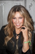 Thalia speaks onstage at the AOL BUILD on October 20, 2015 in New York City (14)