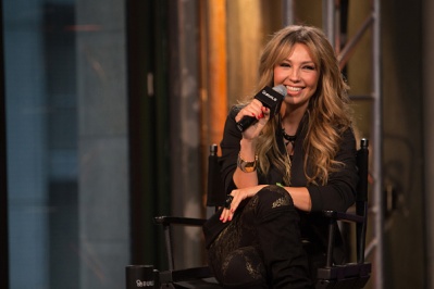 NEW YORK, NY - OCTOBER 20: Actress Thalia speaks onstage at the AOL BUILD Presents: Thalia at AOL Studios In New York on October 20, 2015 in New York City. (Photo by Ryan Liu/WireImage)